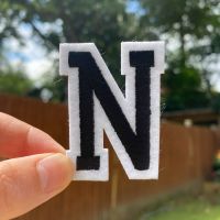 N - Iron On Letter Patch