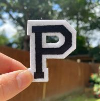 P - Iron On Letter Patch