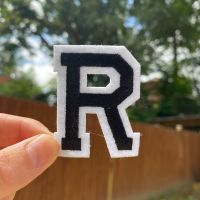 R - Iron On Letter Patch