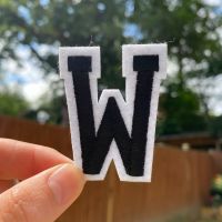 W - Iron On Letter Patch