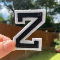 Z - Iron On Letter Patch
