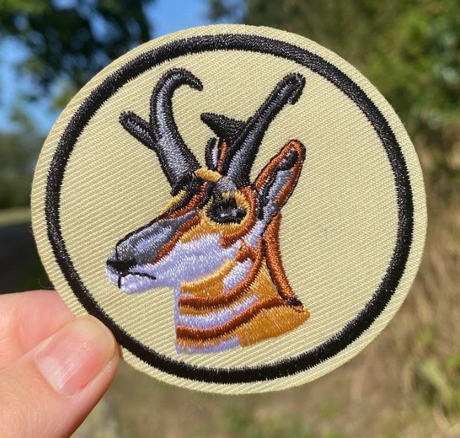 Elk Deer Portrait Iron-On Patch
