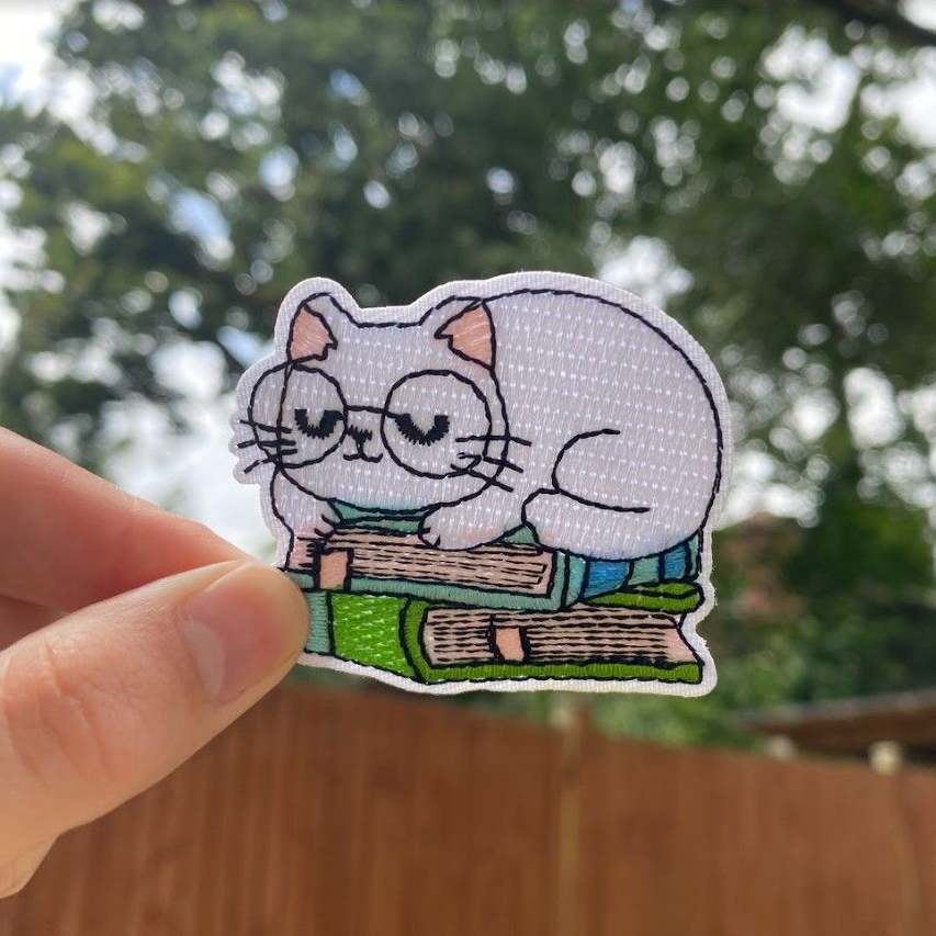 Cat IronOn Patches Sew On Badges Patches Emporium