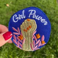 Girl Power Iron-On Patch