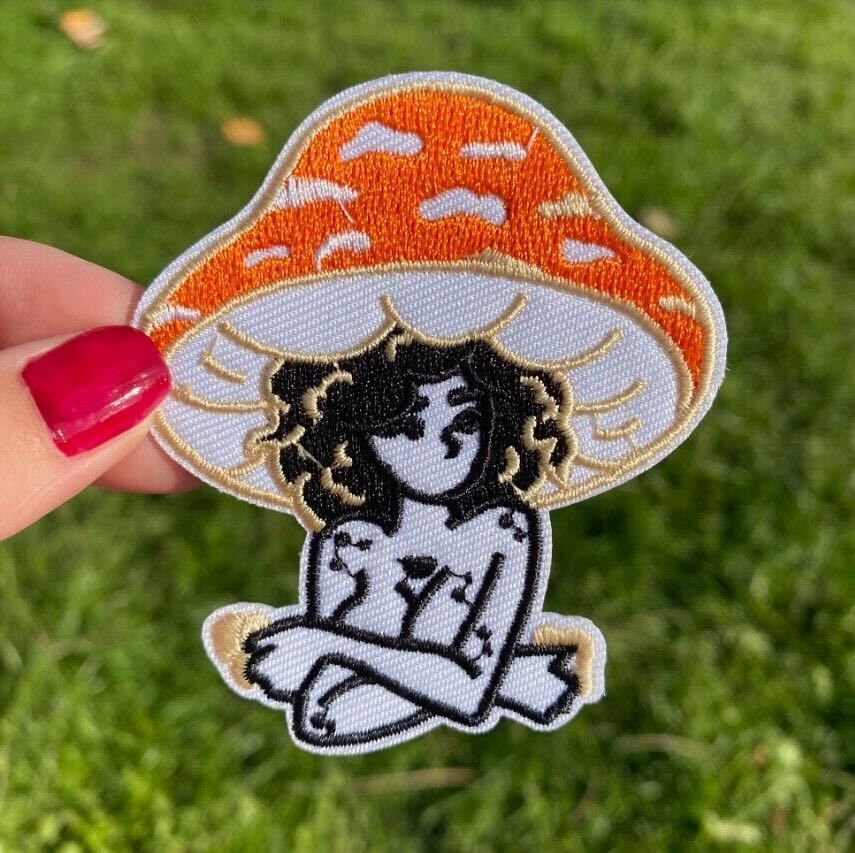 Mushroom Patches IronOn Designs Patches Emporium
