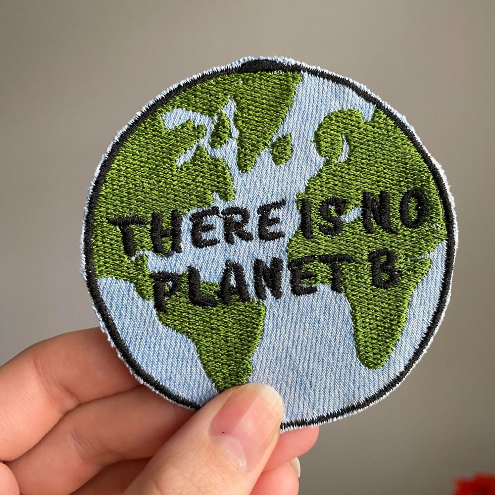 There Is No Planet B Iron-On Patch