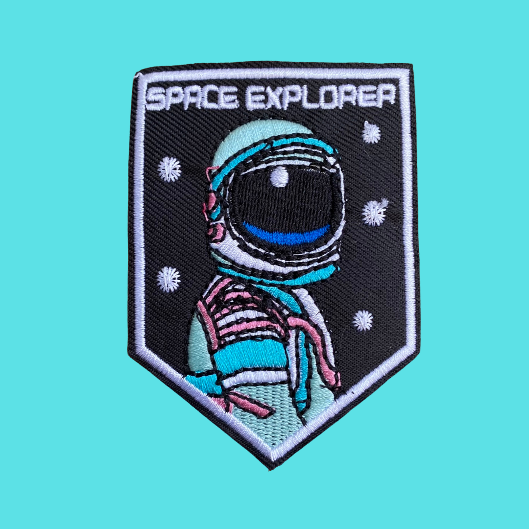 Space Explorer Iron-On Patch