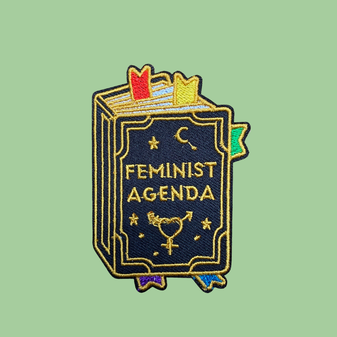 Tome of the Feminist Agenda Iron-On Patch
