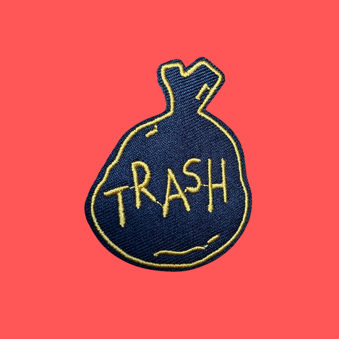 Trash Iron-On Patch
