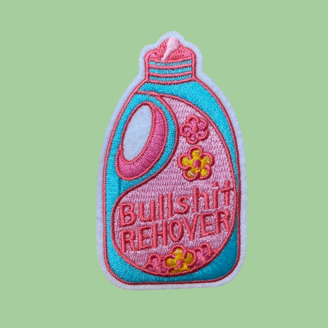 Bullsh*t Remover Iron-On Patch in Colour
