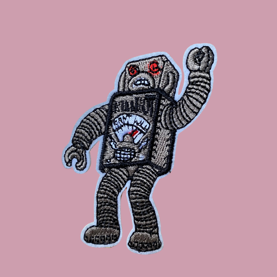 Robot Iron-On Patch