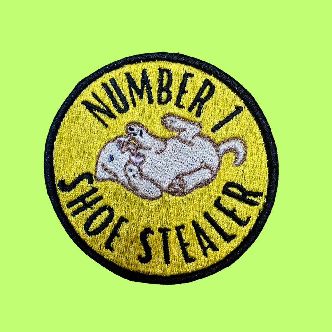 Number 1 Shoe Stealer Iron-On Patch