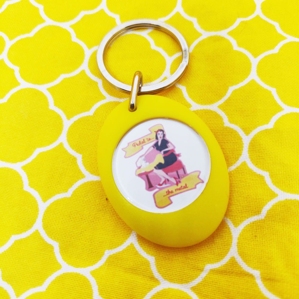Trolley token keyring, Pedal to the Metal
