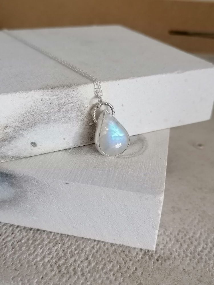 Moonstone Angel Necklace