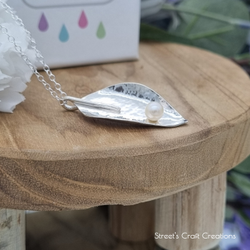 Pearl Wedding Anniversary necklace, a bespoke creation by Streets Craft Creations