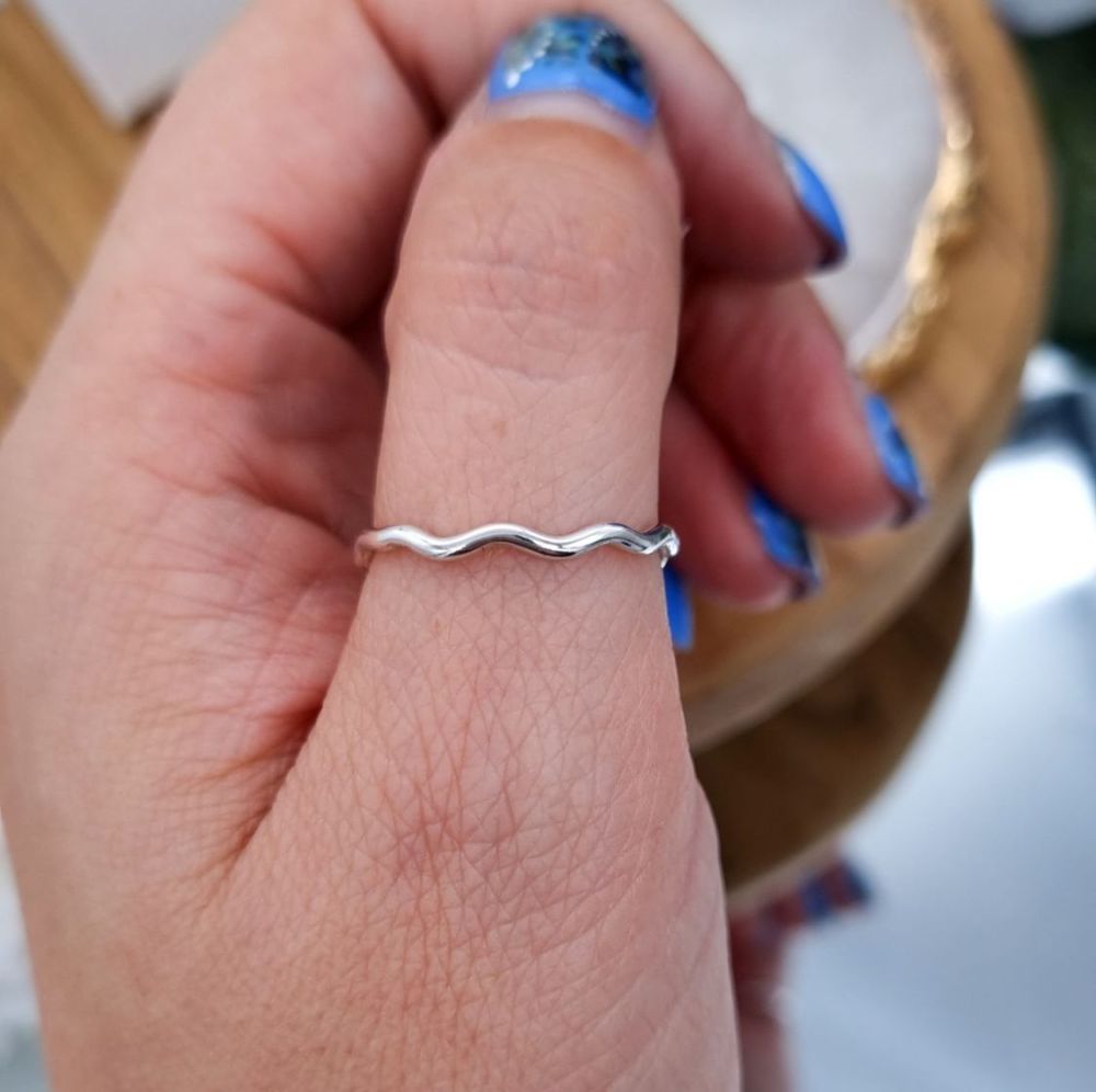 Silver Wave Ring | Silver Rings