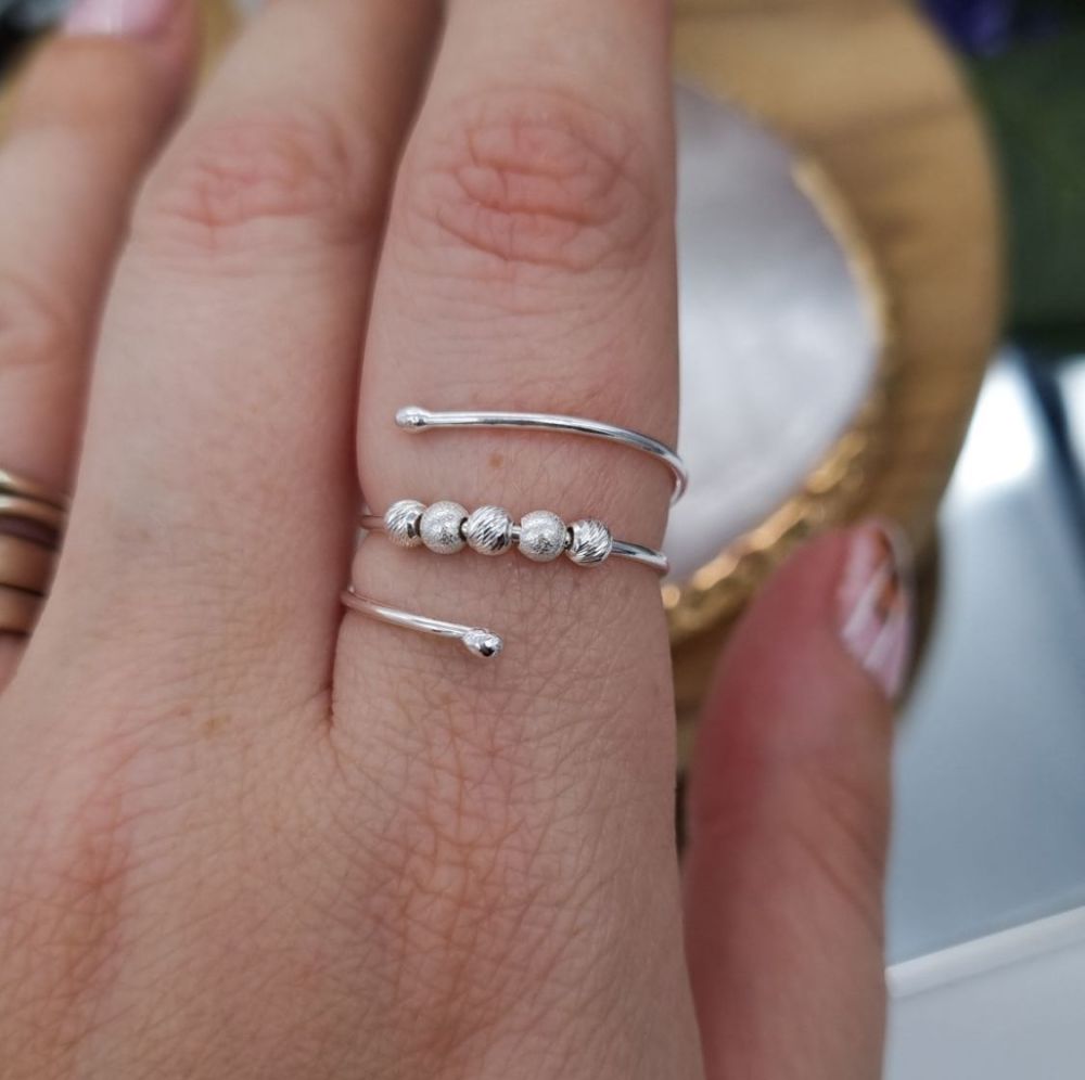 Fidget Wrap Ring | Silver Rings