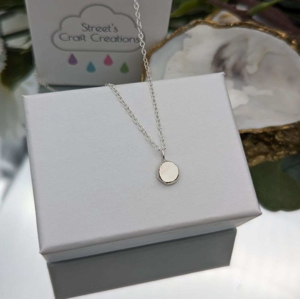 Droplet Necklace | Silver Necklace