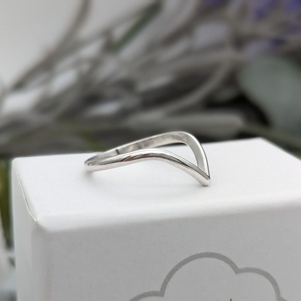 Wishbone Ring | Silver Rings