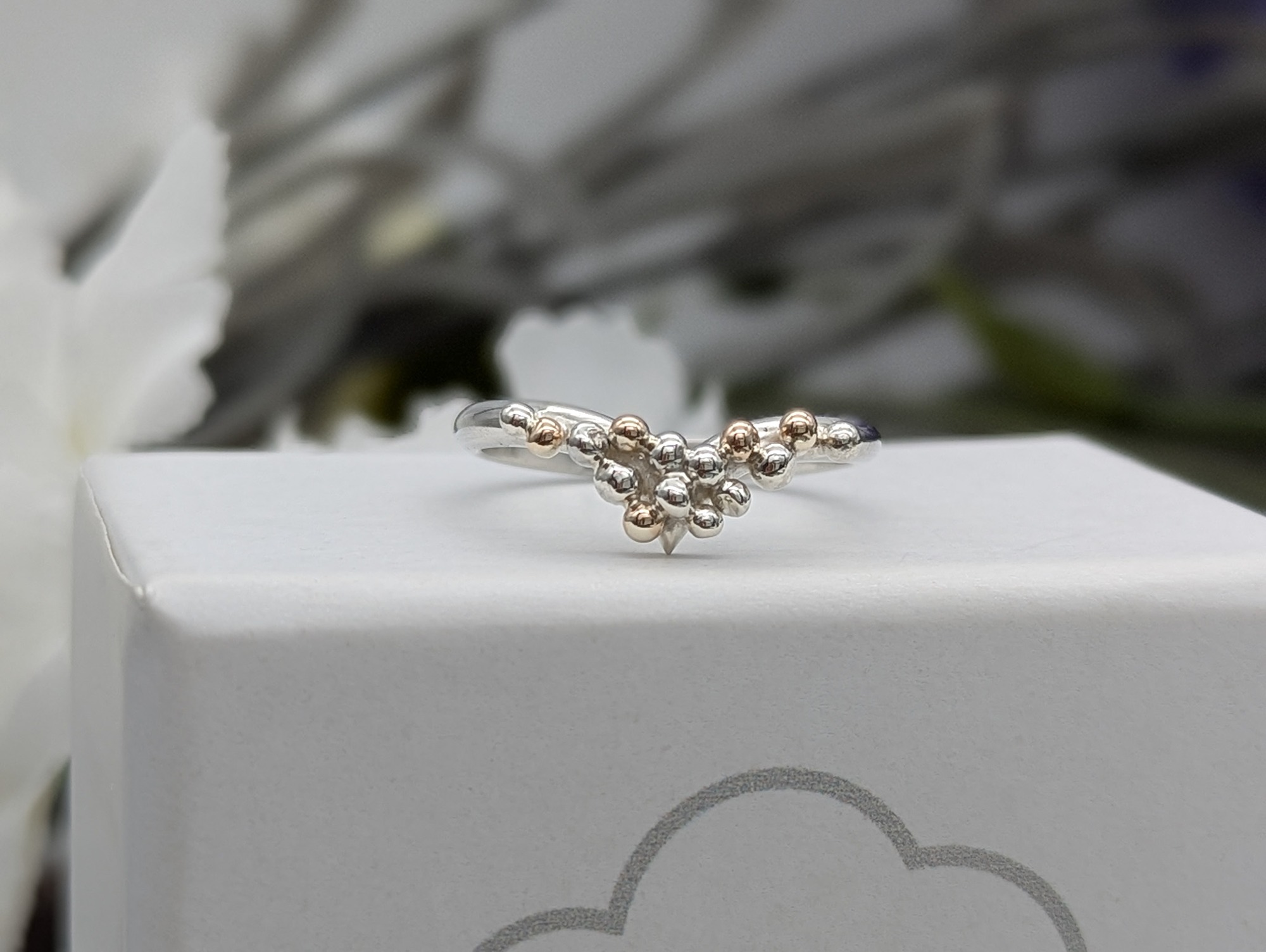 NH Bespoke RG&STS Granulation Wishbone Ring _ Streets Craft Creations-5.jpg