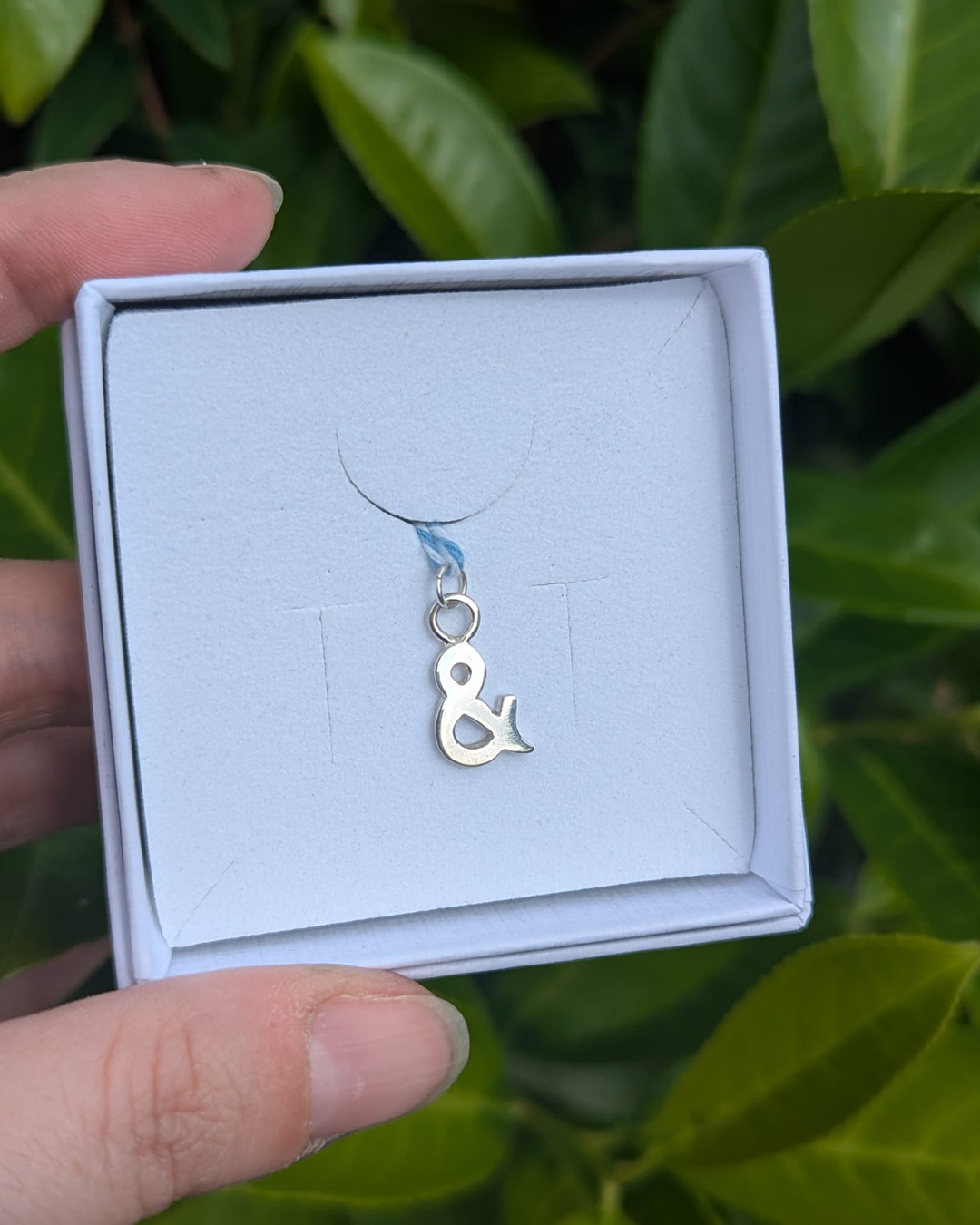 Silver Ampersand Charm