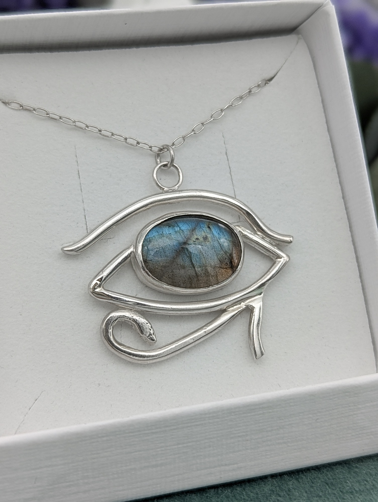 Handmade Eye of Horus Necklace 