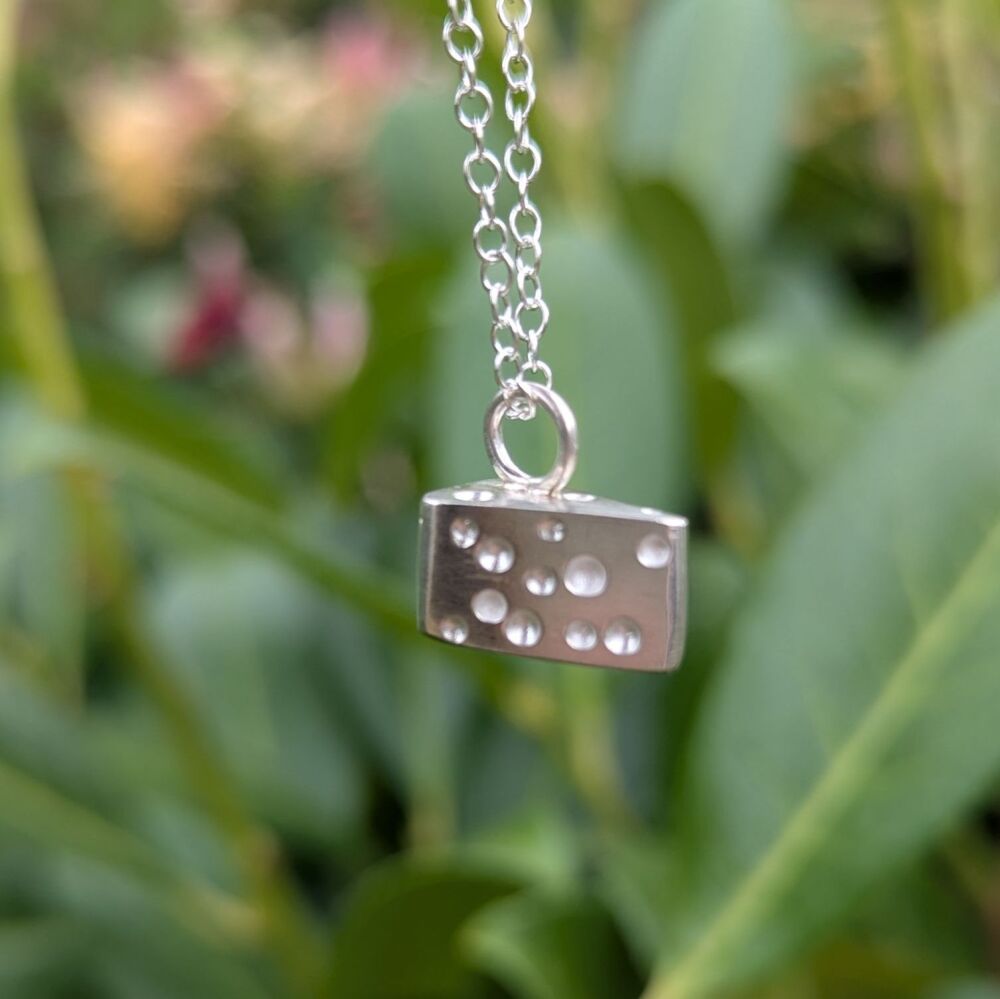 The Classic Wedge | Silver Cheese Necklace