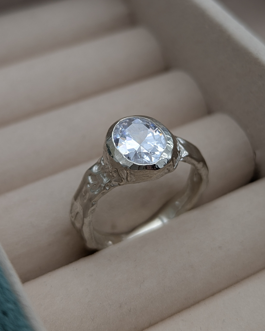 Molten Gemstone Ring from my Signature Collection