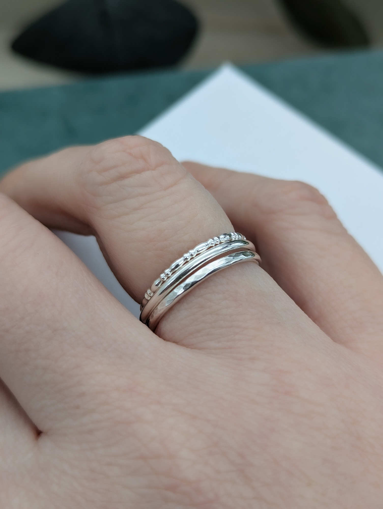 Silver Stacking Rings _ Streets Craft Creations-14