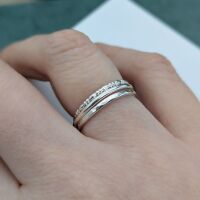 Hammered Ring | Silver Ring | Stacking Rings