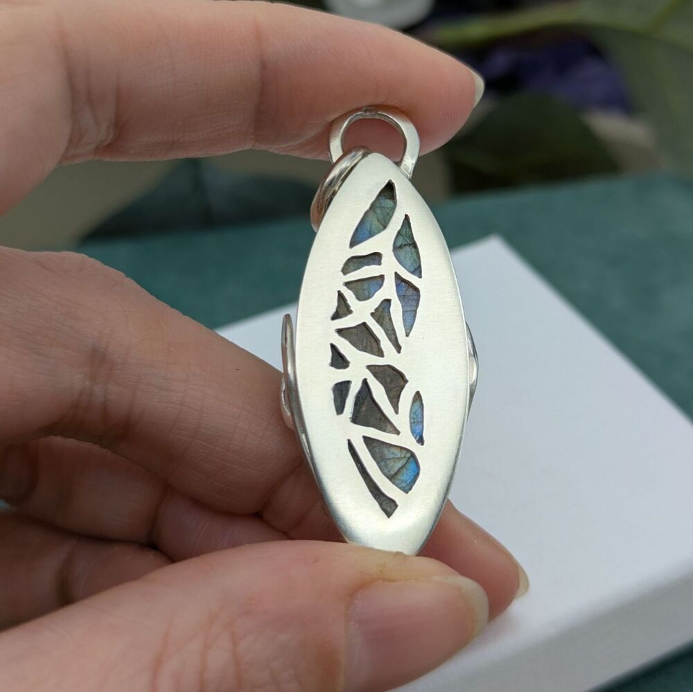 The Becoming Pendant | Silver Labradorite One of a Kind Pendant