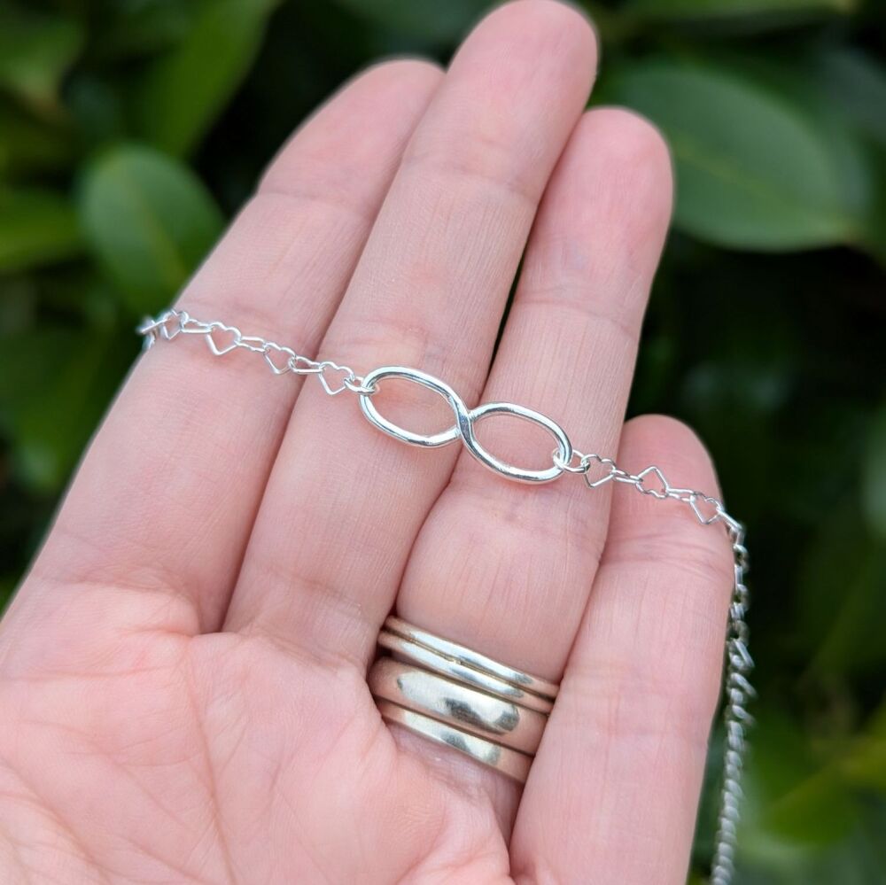 Bespoke Infinity Heart Choker - Created for a Client