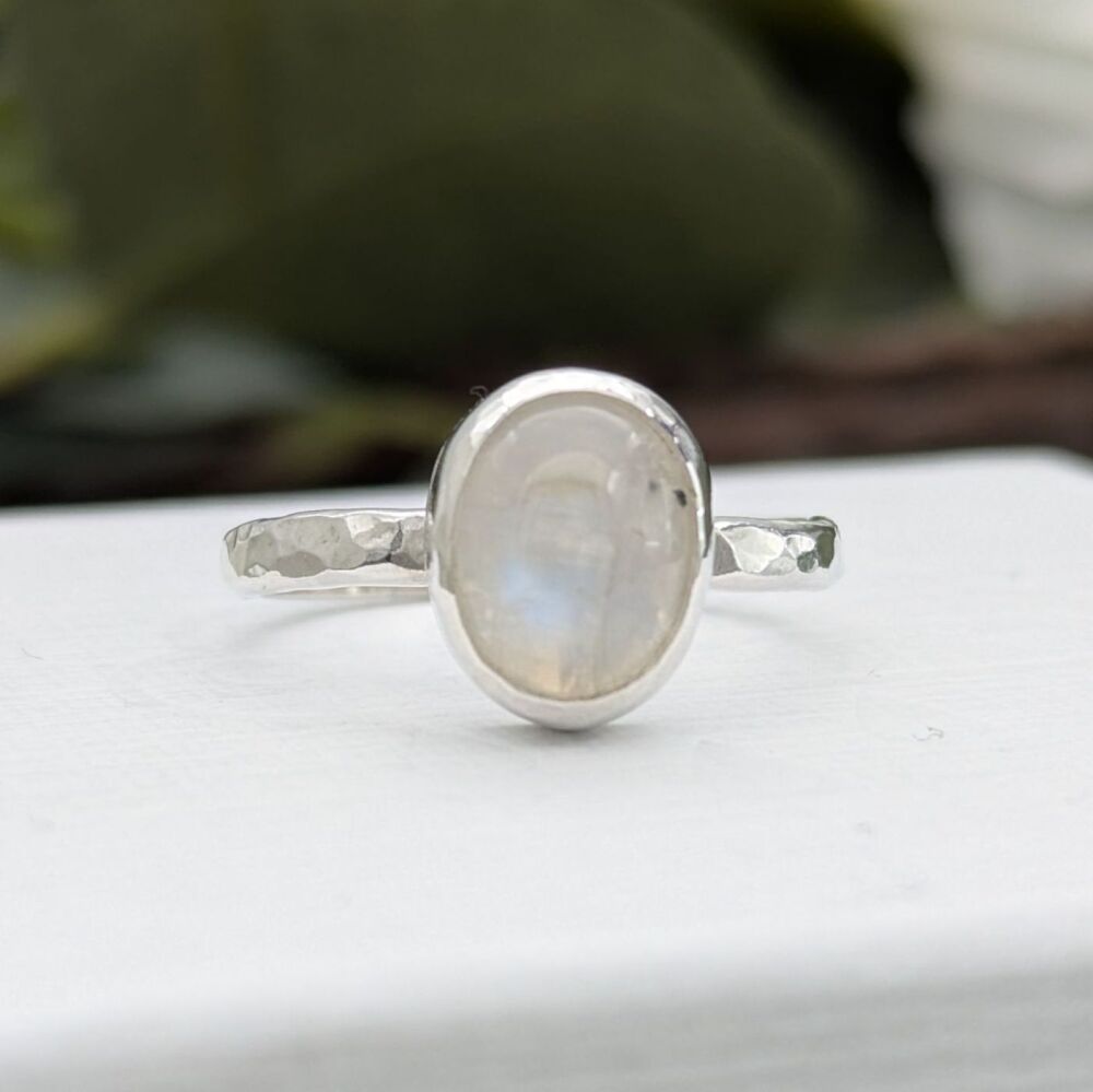 Bespoke Moonstone Ring - Created for a Client