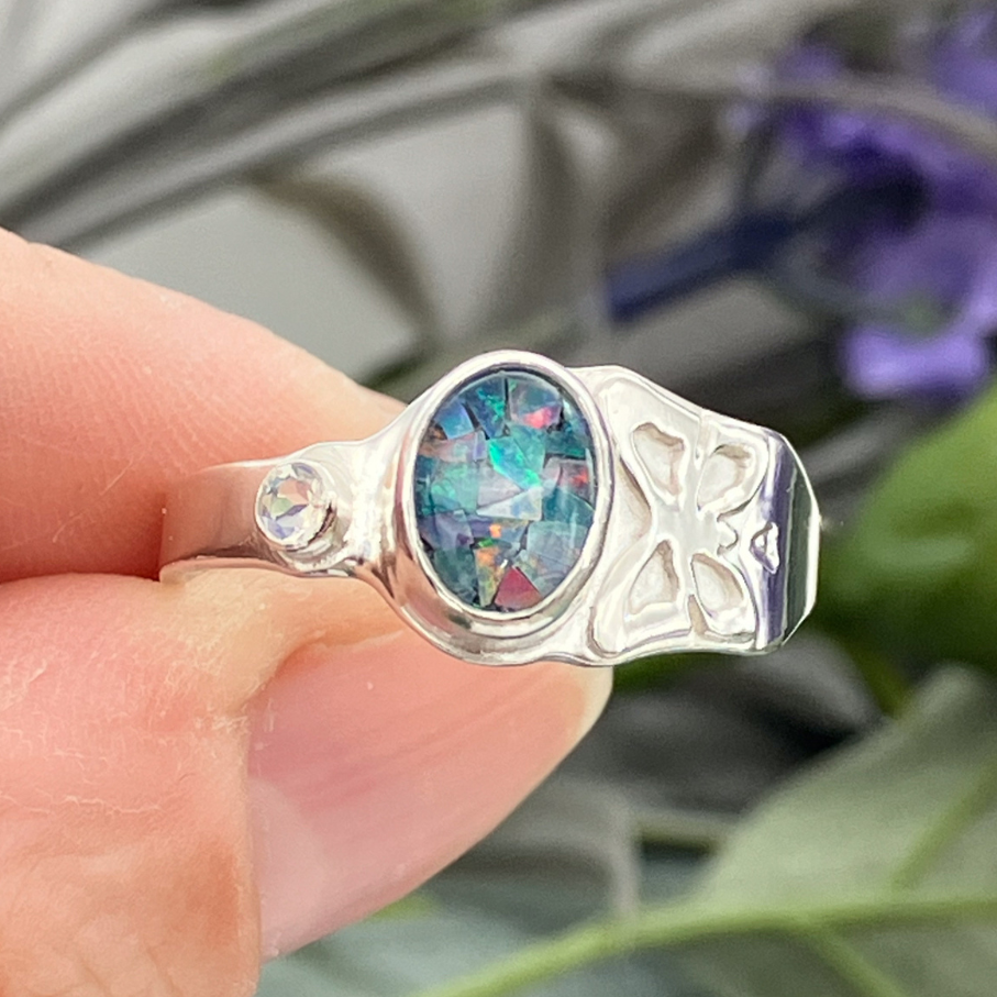 Bespoke Memorial Ashes Ring - Created for a Client