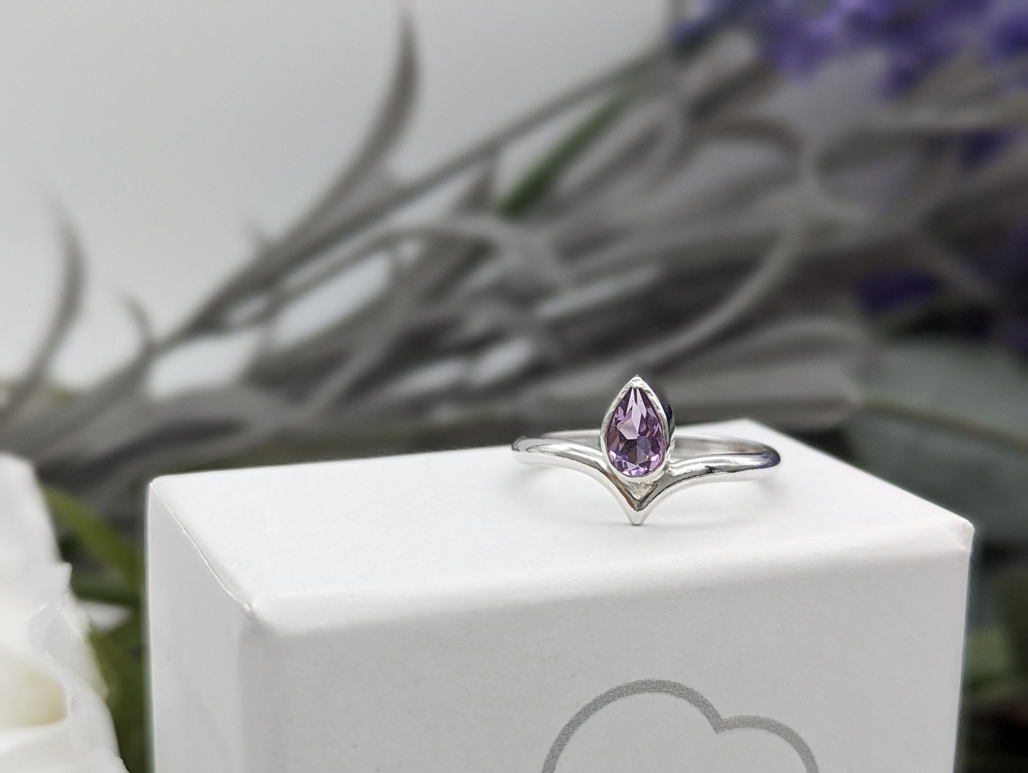 Amethyst Birthstone Ring