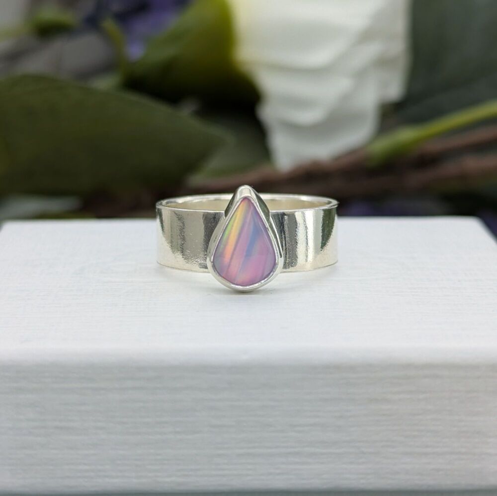 The Borealis | Aurora Opal Sterling Silver Ring
