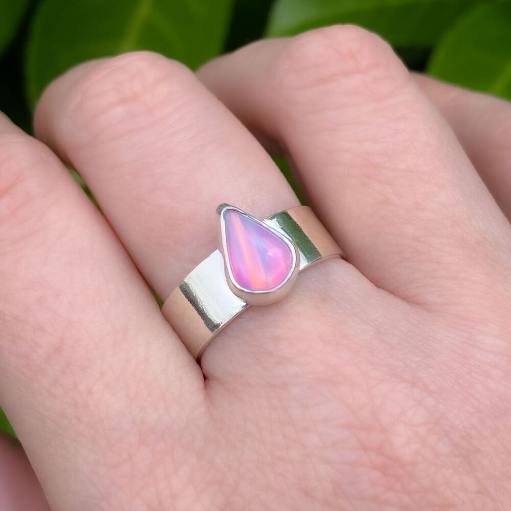 The Borealis | Aurora Opal Sterling Silver Ring