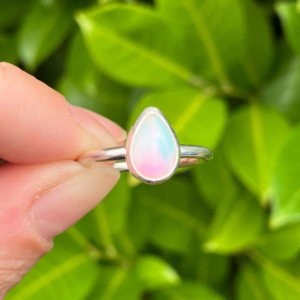 The Etheria | Aurora Opal Sterling Silver Ring