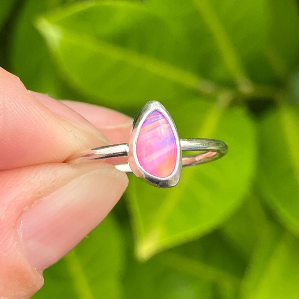 The Nebula | Aurora Opal Sterling Silver Ring