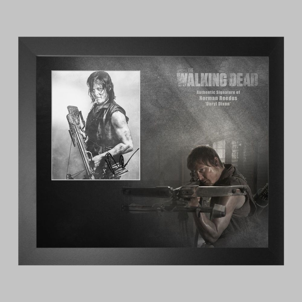 Norman Reedus Hand Signed The Walking Dead 10x8
