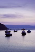 Portree Harbour At Dusk