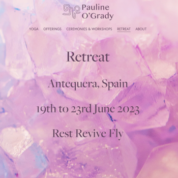 8. Rest, Revivie, Fly Retreat with Pauline and Kelly 19th to 23rd June £750 to £850