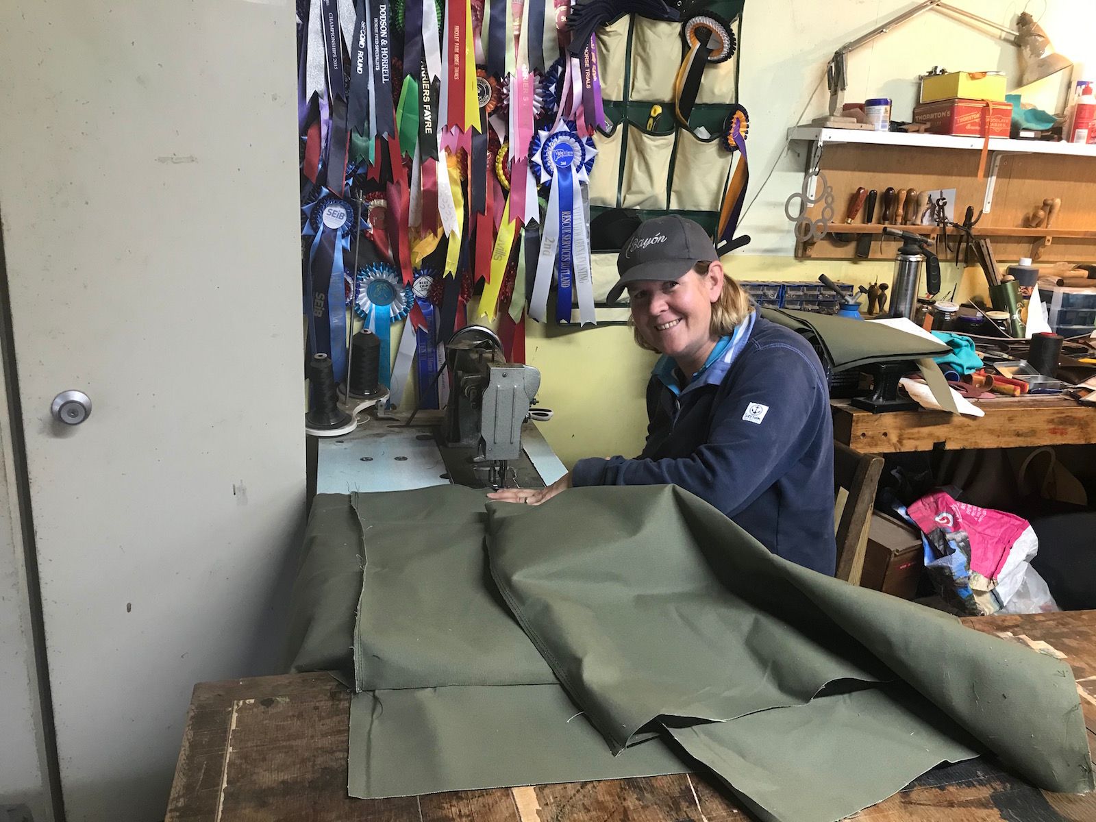 Rachel Repairing Rugs