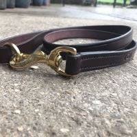 LEATHER LEAD WITH RING FOR CARRYING
