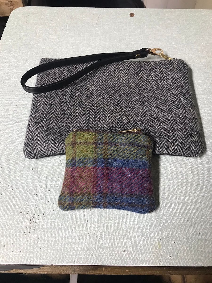 Clutch Bag & Purse in Harris Tweed
