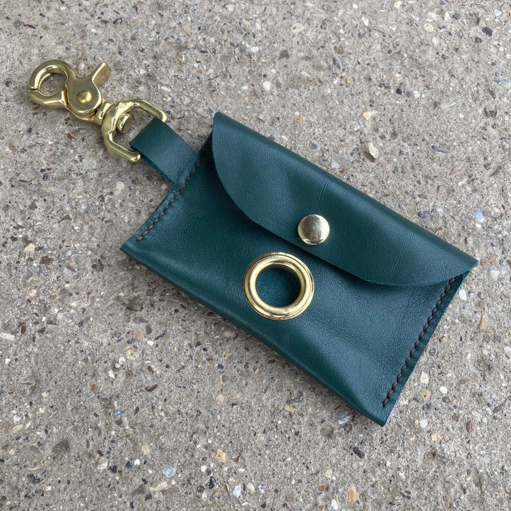 GREEN POSH POOP BAG HOLDER