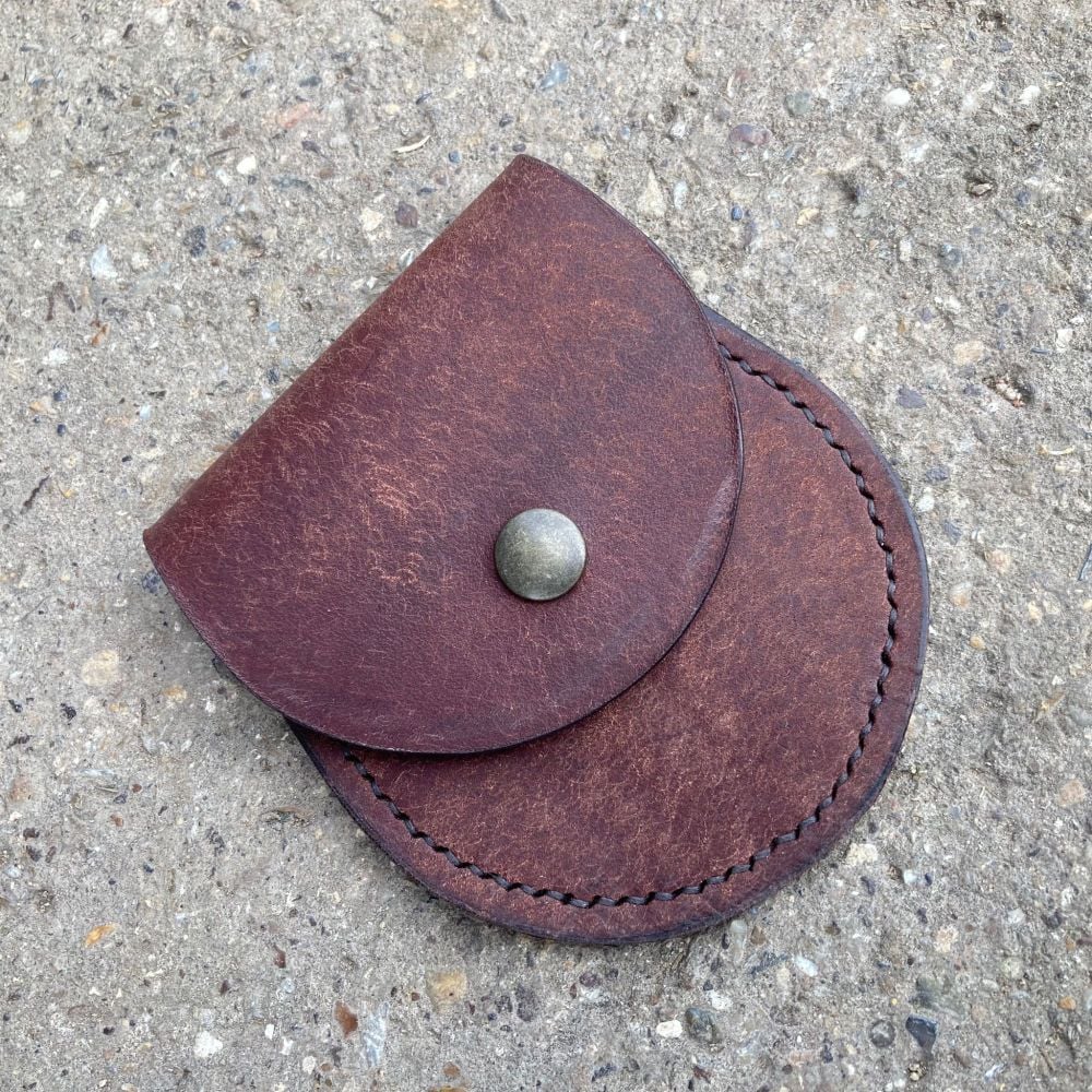 HAND STITCHED COIN POUCH