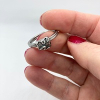 Silver Bead Key ring/ Charm (1)