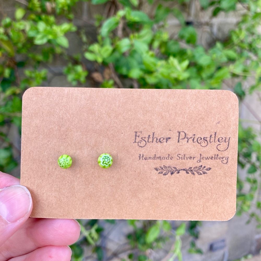 Mini Glass Studs - 2