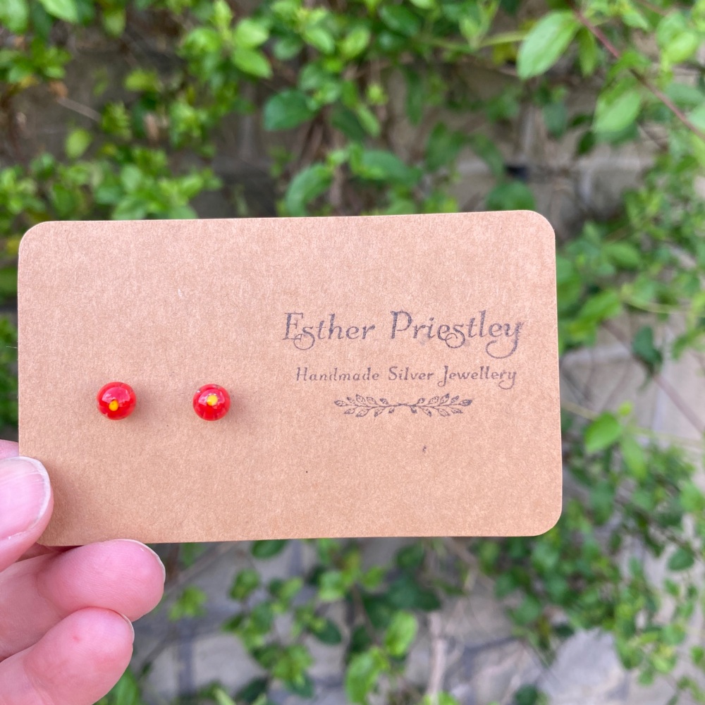 Mini Glass Studs - 3